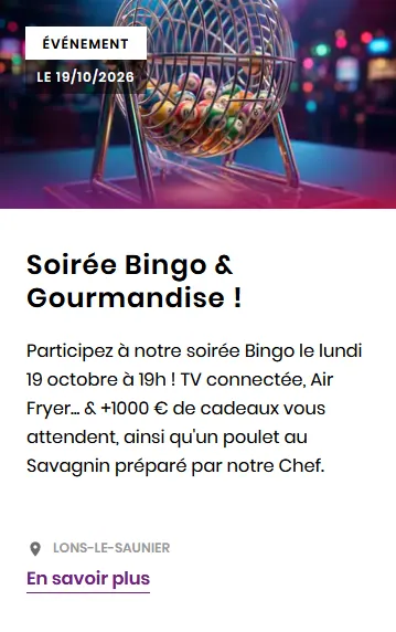 Affiche : Soirée Bingo