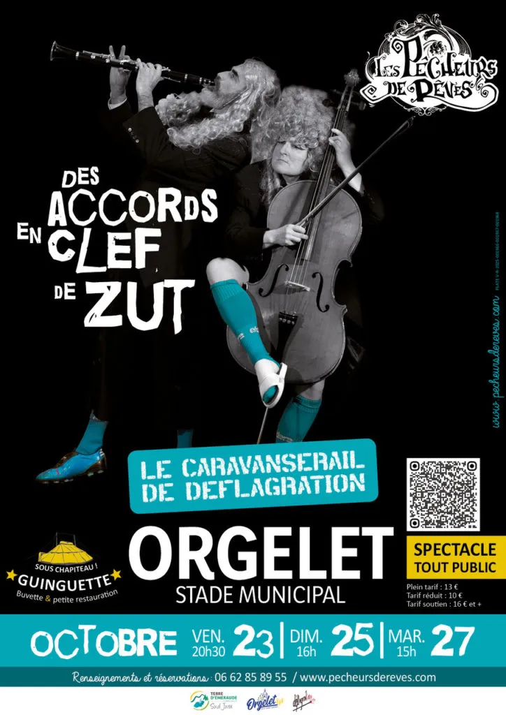 Poster for Des Accords en clef de Zut Show in Orgelet (39) — Things to do in the Jura