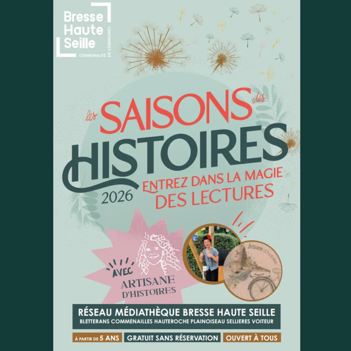 Affiche : La Saison des Histoires - Décembre 2026