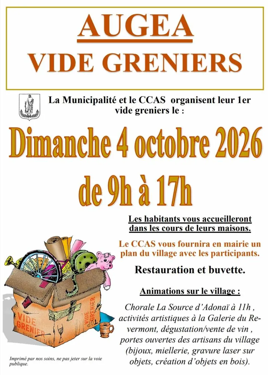 Affiche : Vide-greniers