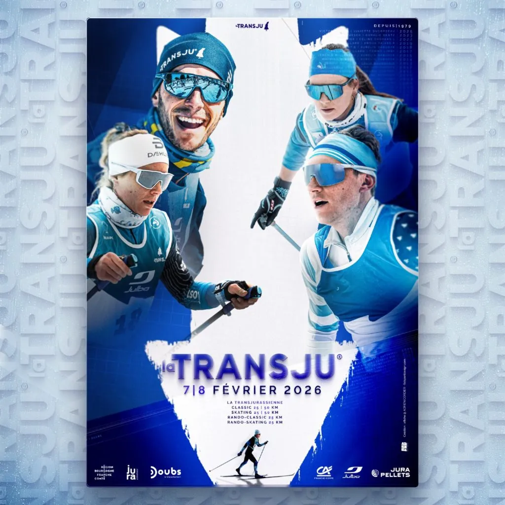 Poster for La Transjurassienne in Les Rousses (39) — Things to do in the Jura