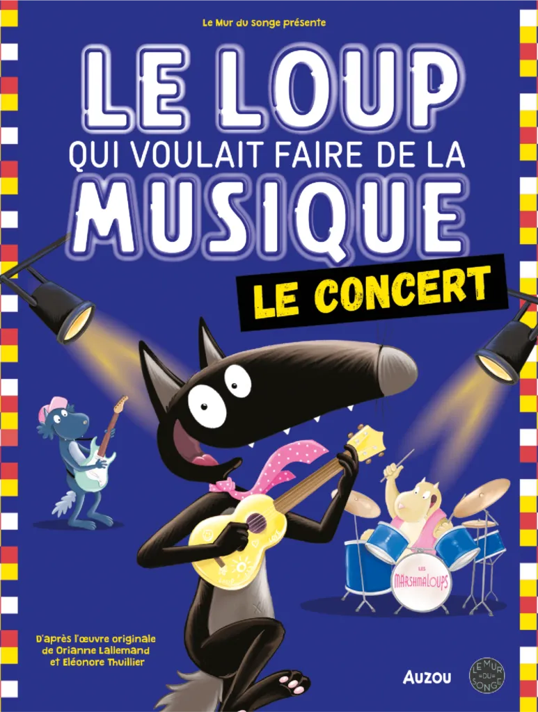 Poster for The Wolf Who Wanted to Make Music in Dole (39) — Things to do in the Jura