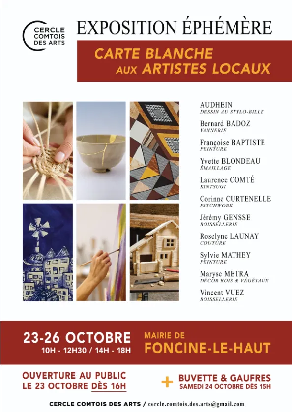 Affiche de Exposition éphémère à Foncine-le-Haut (39) — Sorties dans le Jura