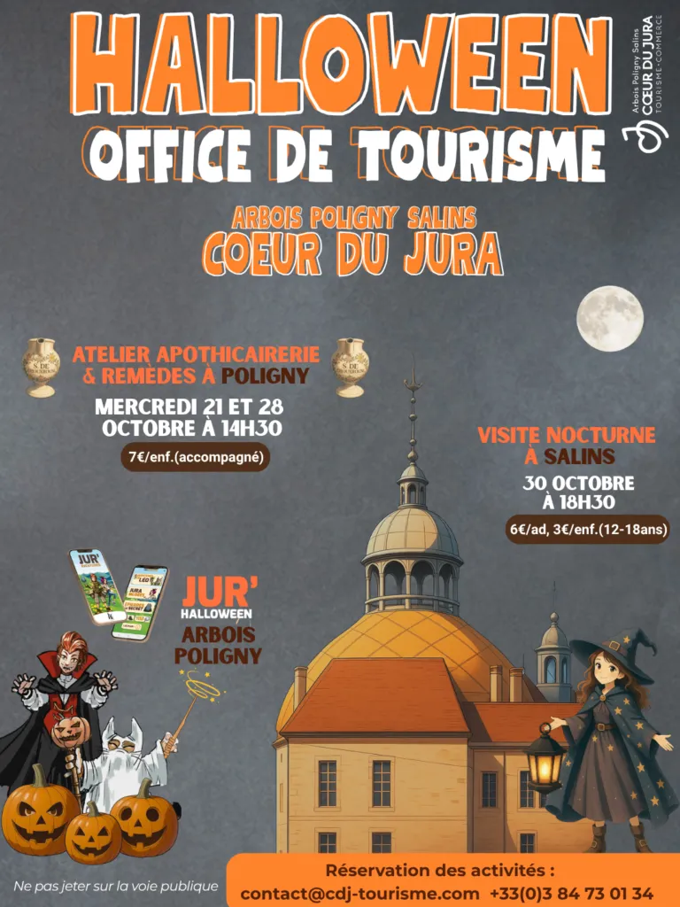 Poster for Secret places and Jura legends in Salins-les-Bains (39) — Things to do in the Jura
