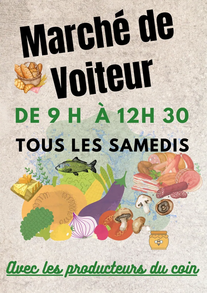 Affiche : Marché de producteurs de Voiteur