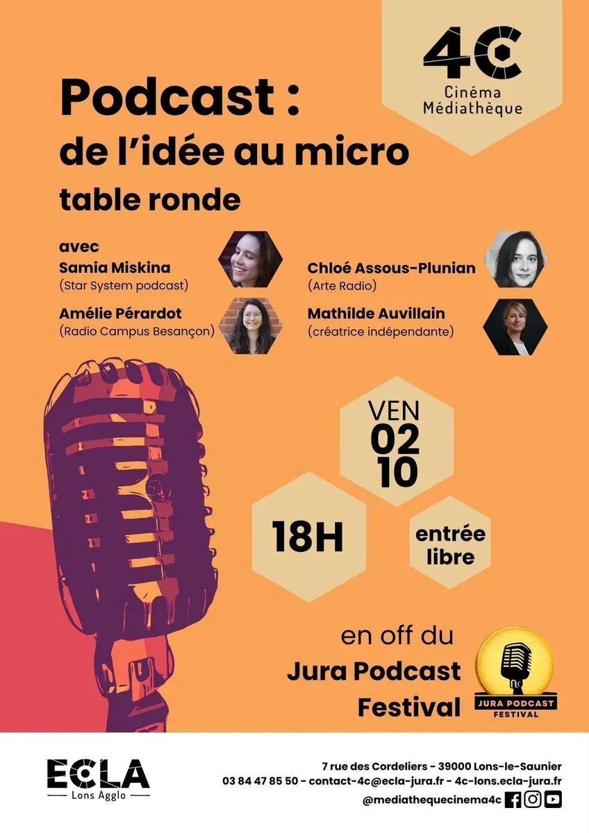 Table ronde : De l’idée au micro à Lons-le-Saunier