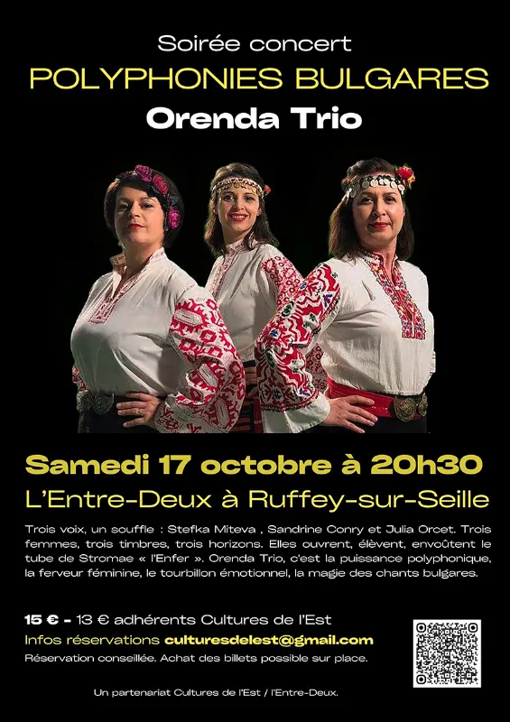 Affiche : Soirée Concert Polyphonies Bulgares
