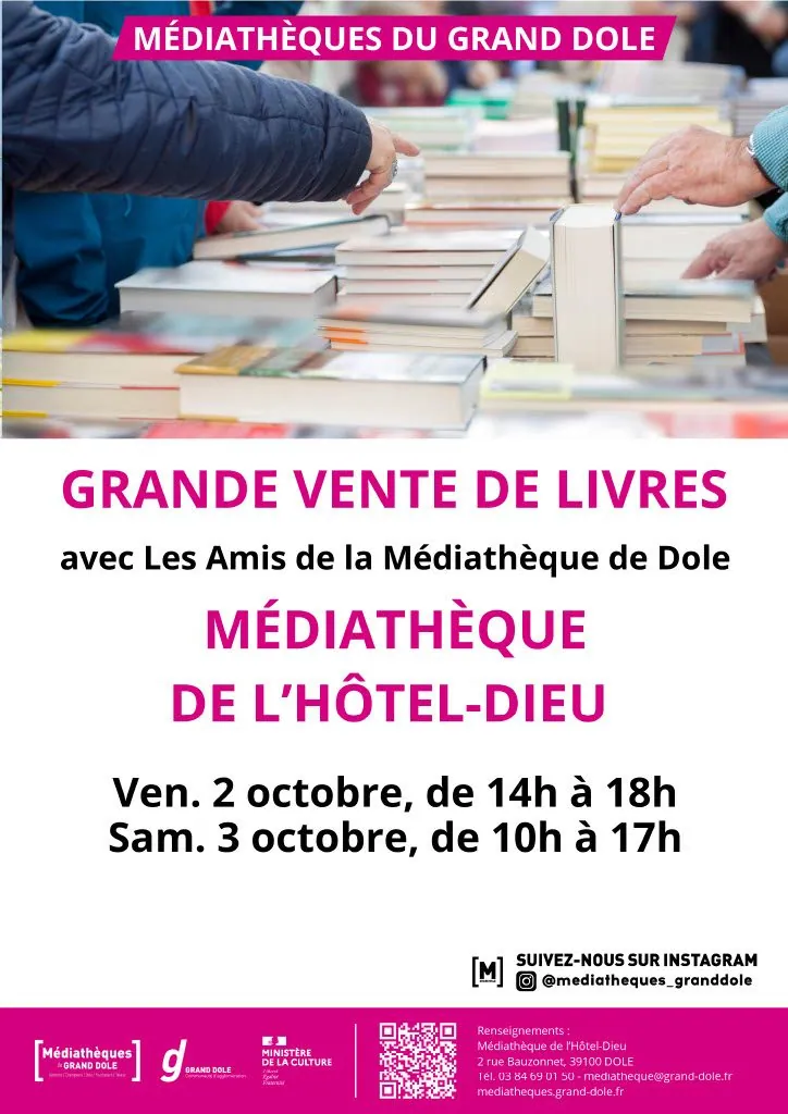 Grande vente de livres d'occasion à Dole