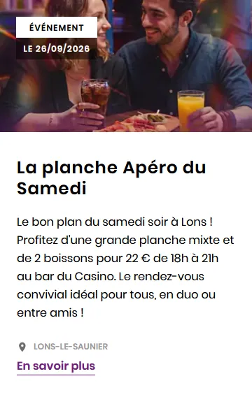 Affiche : La planche Apéro du samedi