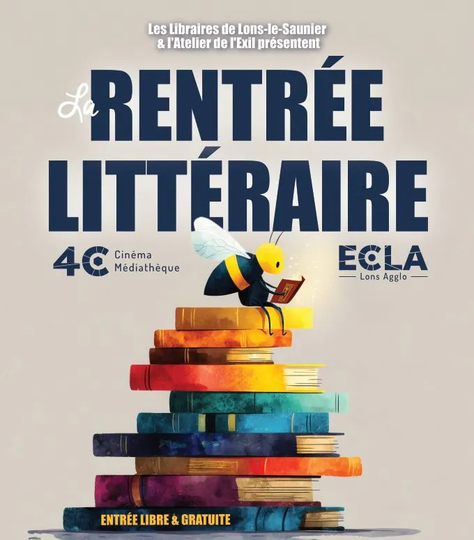 Affiche de Rentrée littéraire à Lons-le-Saunier à Lons-le-Saunier (39) — Sorties dans le Jura