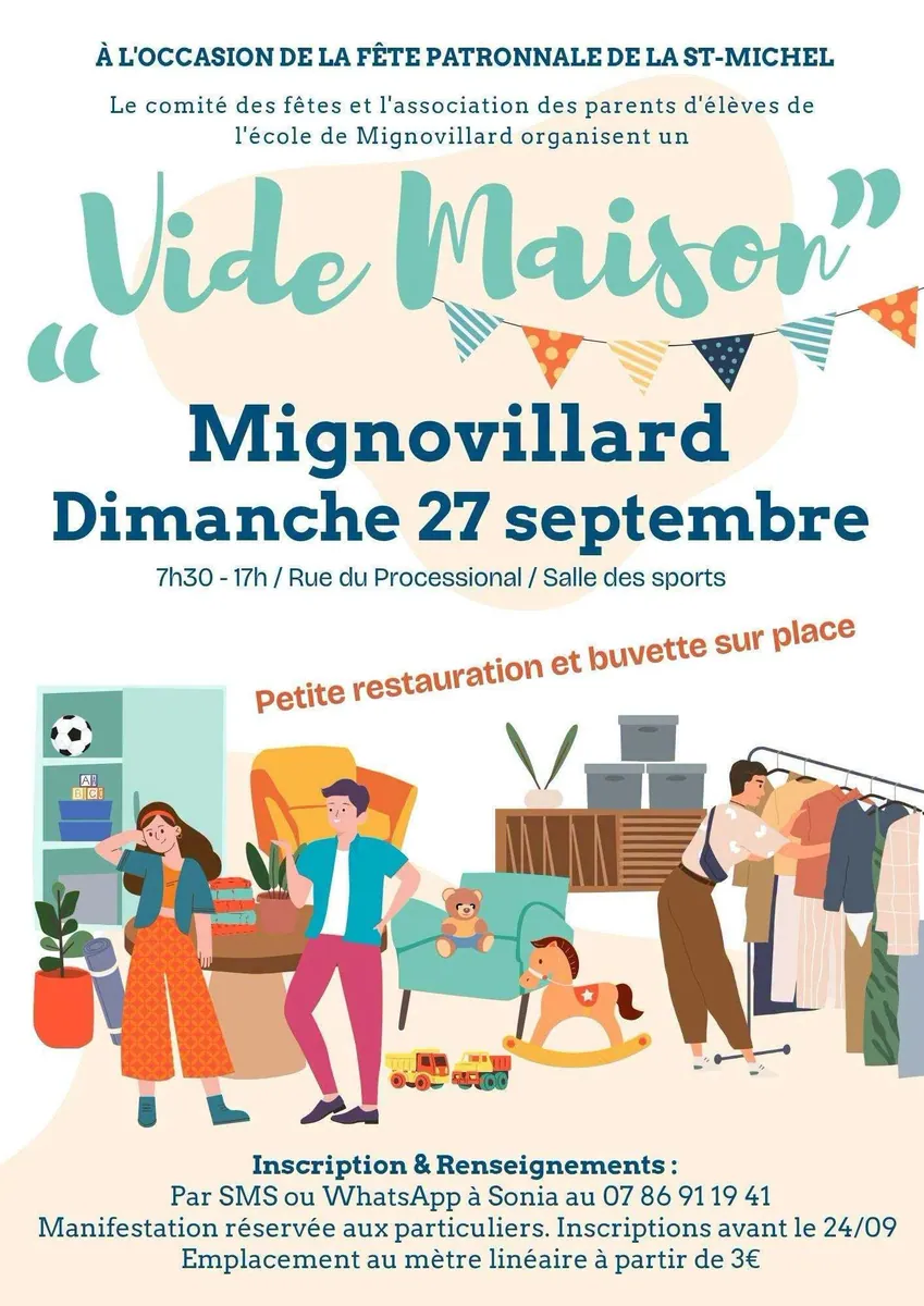 Affiche : Vide-maison