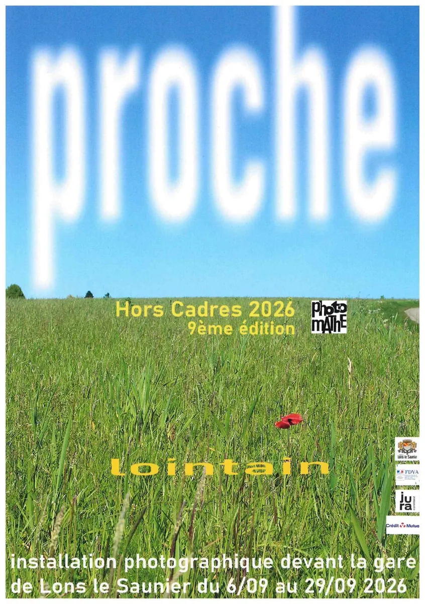 Affiche : Exposition photographique Hors cadres 2026 à Lons-le-Saunier