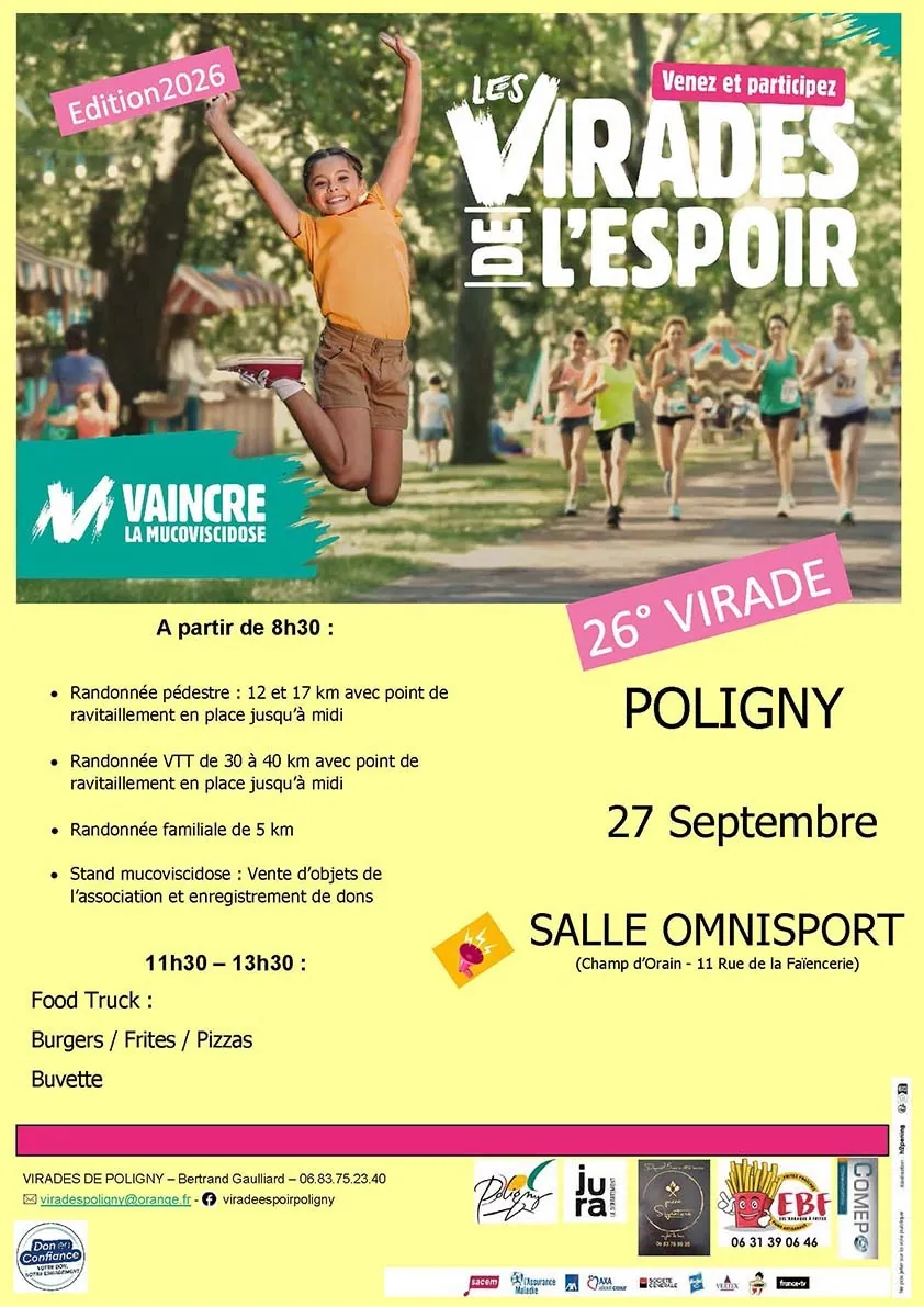 Affiche : Les Virades de l'Espoir