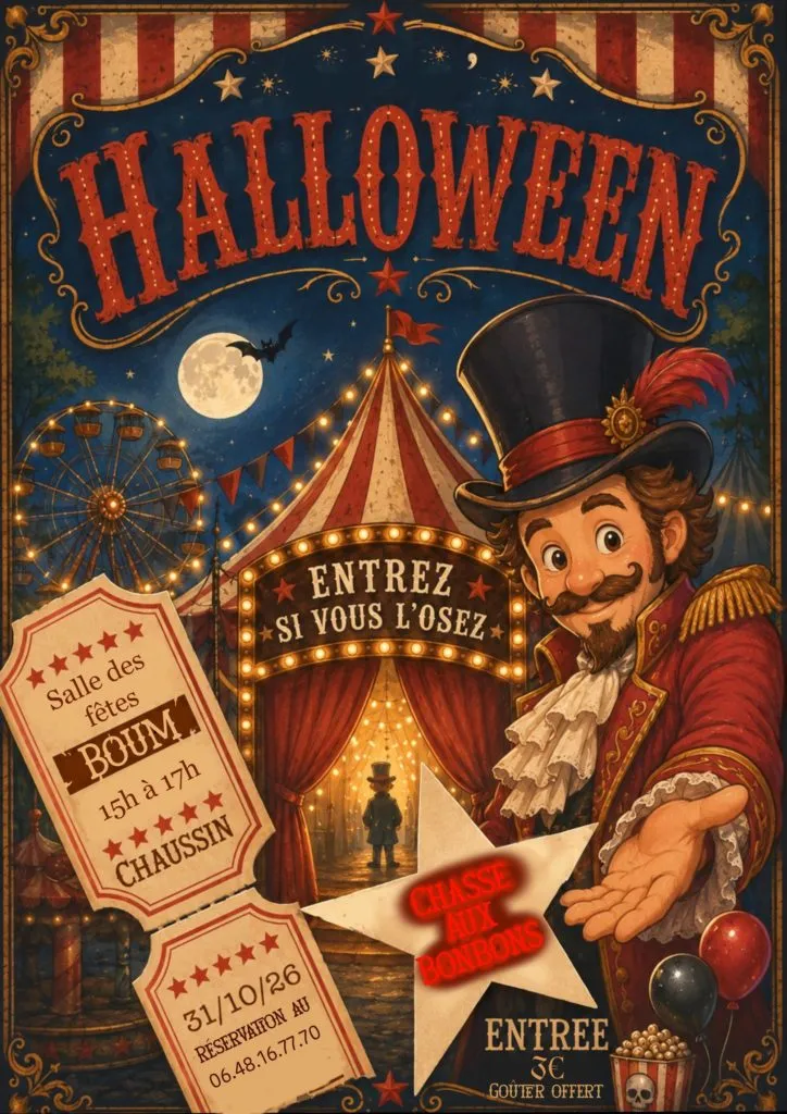 Poster for Halloween – Chaussin in Chaussin (39) — Things to do in the Jura