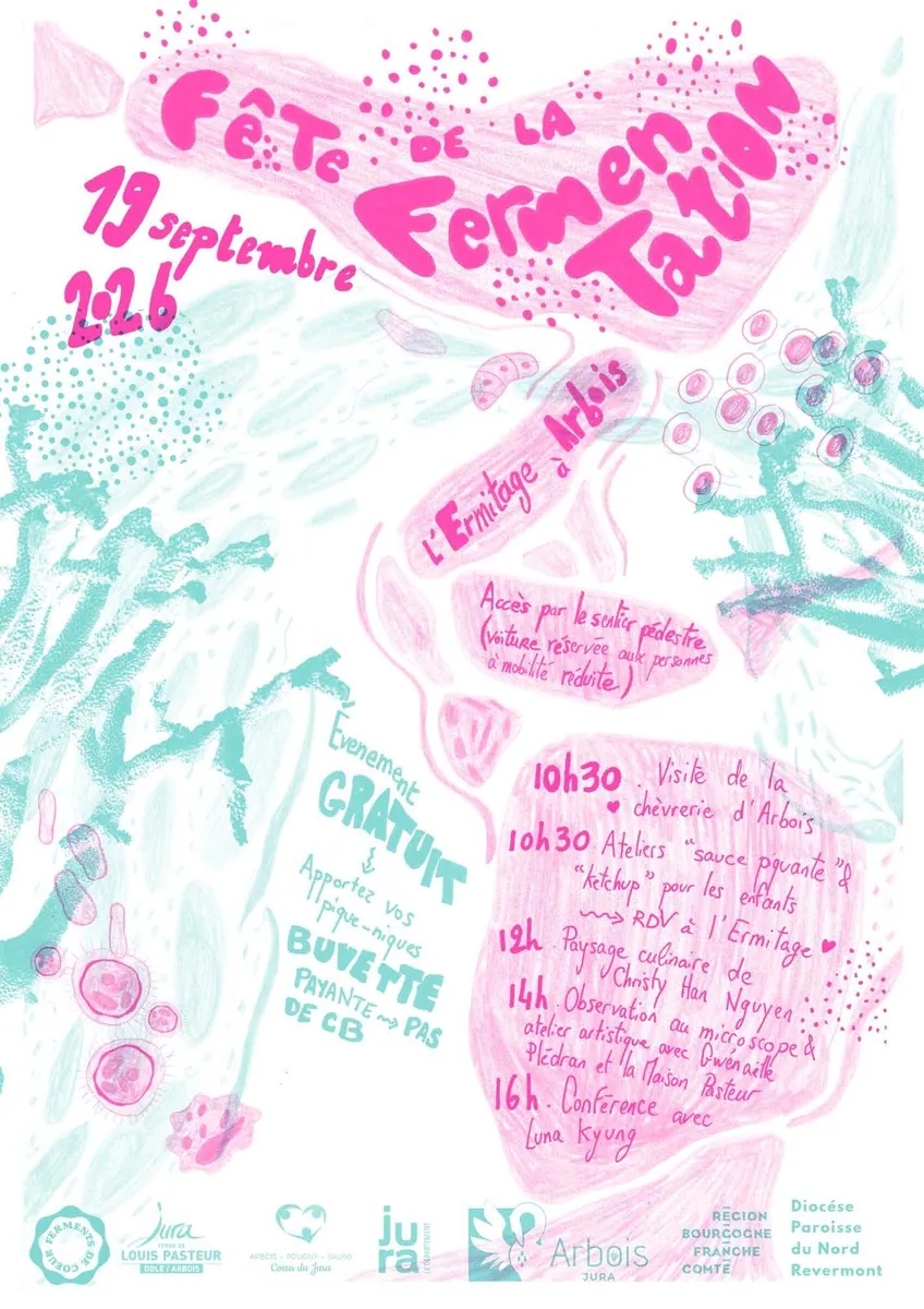 Affiche de Fête de la fermentation à Arbois à Arbois (39) — Sorties dans le Jura
