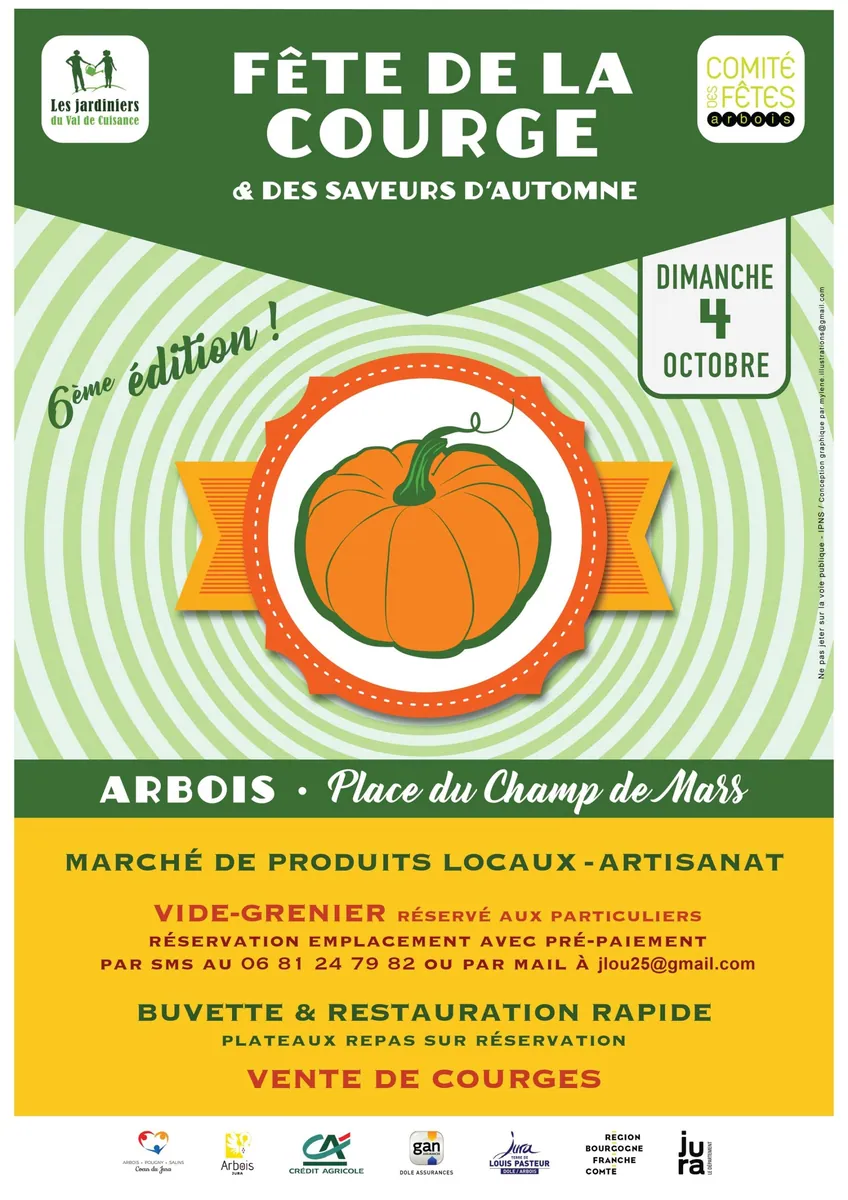 Affiche : Fête de la courge & des saveurs d'automne