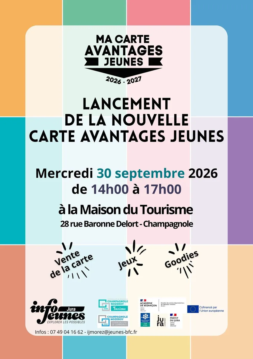 Affiche : Animation carte avantage jeunes