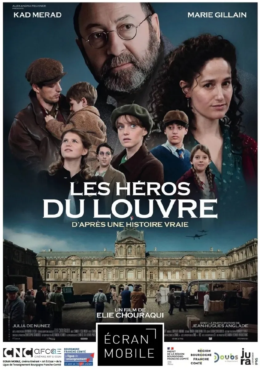 Affiche : Cinéma : Les héros du Louvre