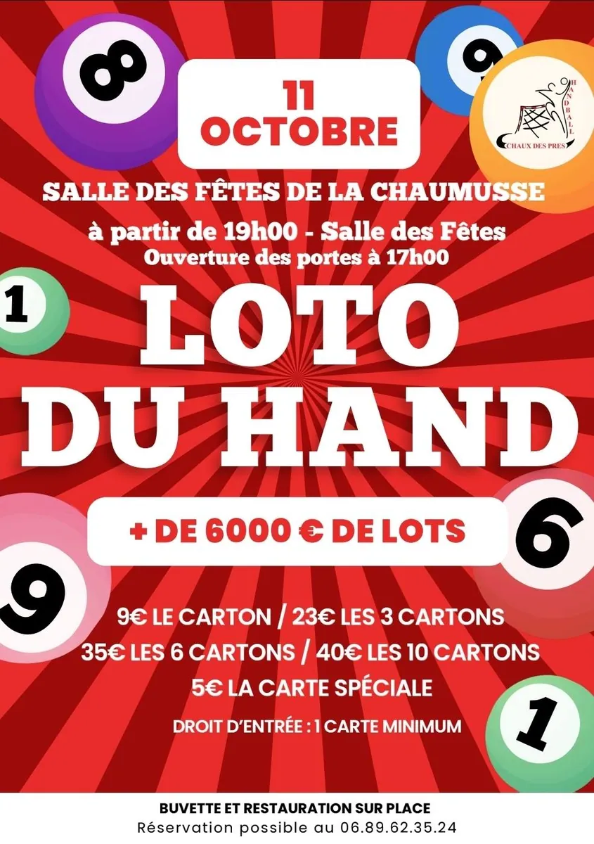 Affiche : Loto du Hand