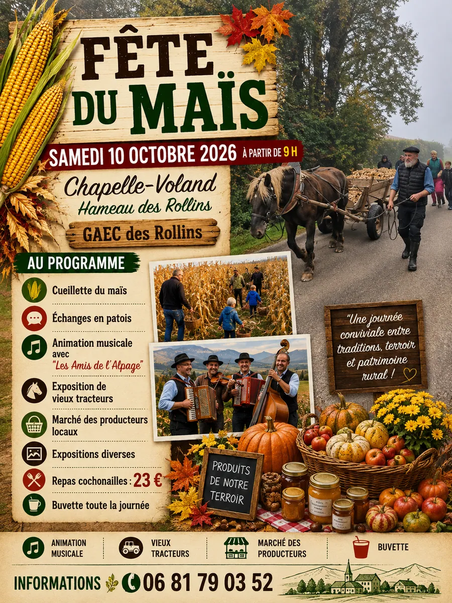 Affiche : Fête du maïs