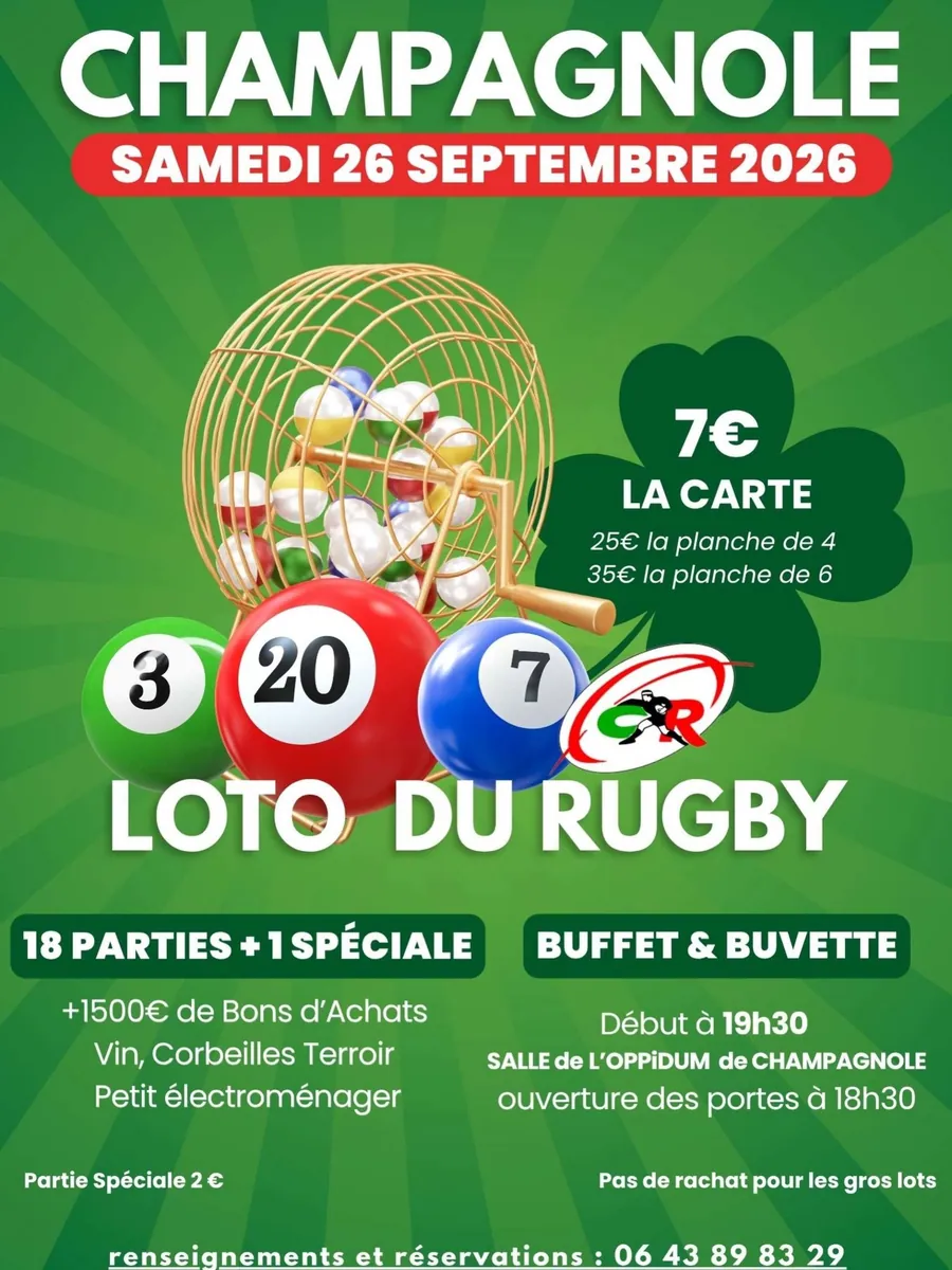 Affiche : Loto du rugby